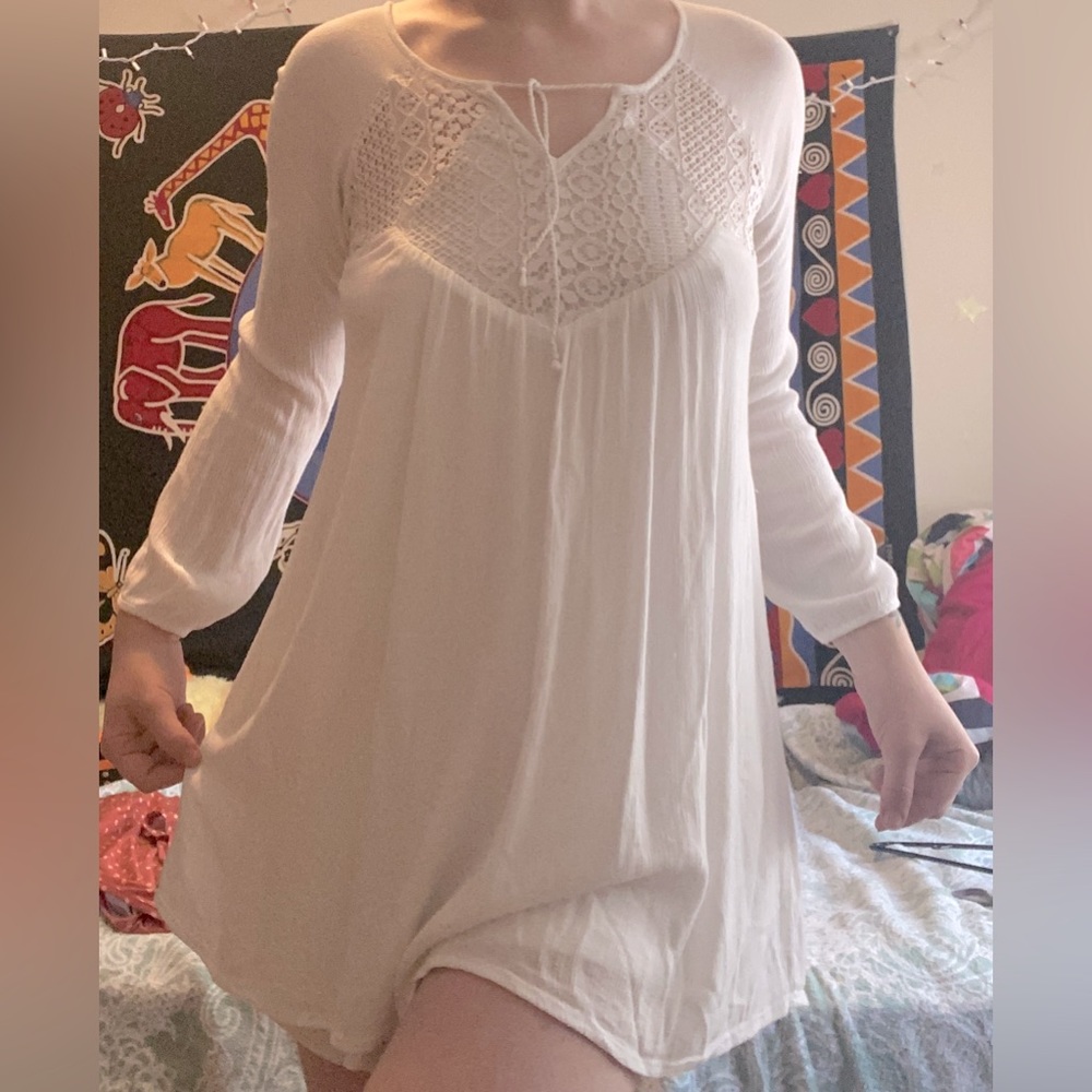 Super cute and long, flowy shirt (SOLD)